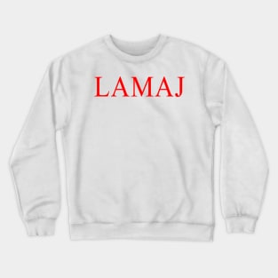 Lamaj Red Crewneck Sweatshirt